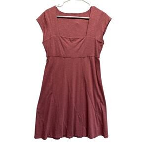 Horny Toad (Toad&Co)Neko Softcore Knit Dress Square Neck‎ Raspberry Fairy Fit S